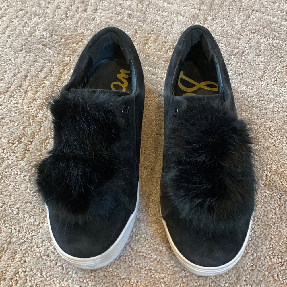 Sam Edelman slip ins with pompon